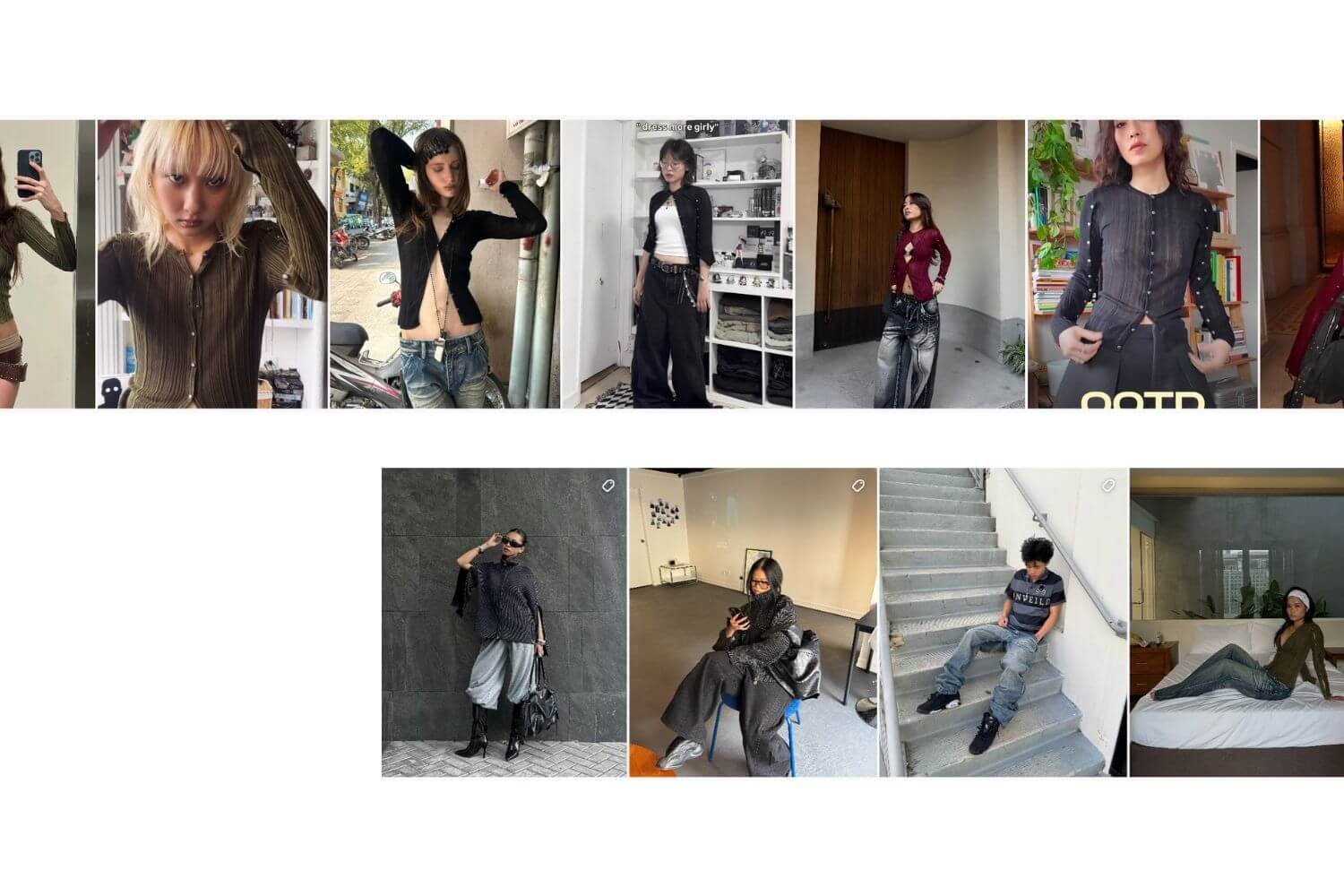 Multiple Instagram feeds placed across a Shopify store