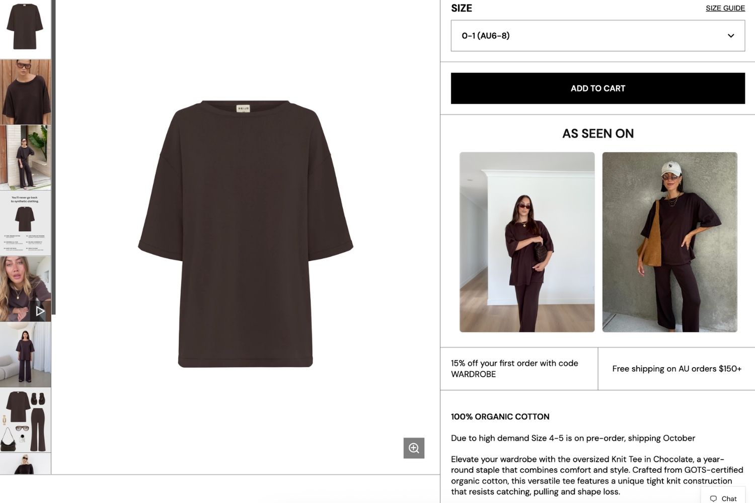 Shoppable Instagram feed on a Shopify product page without slowing page speed