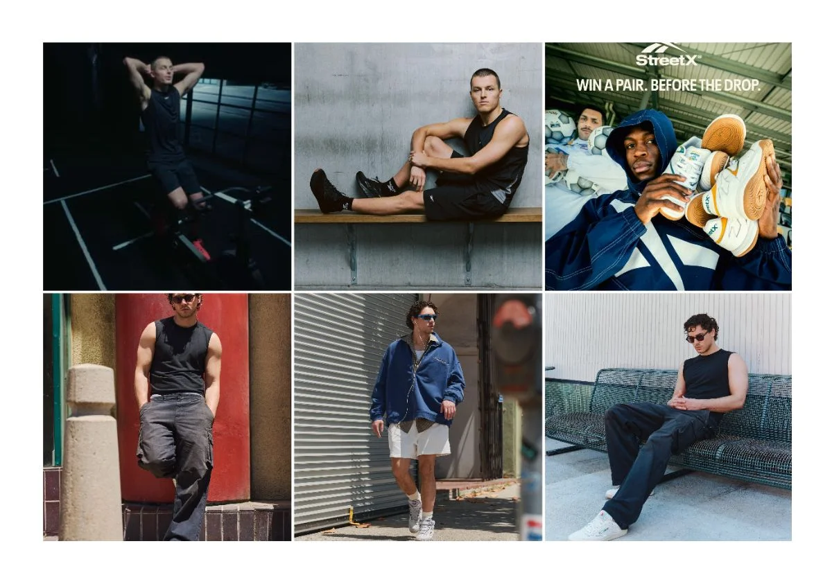 Reebok Instagram feed grid on Shopify