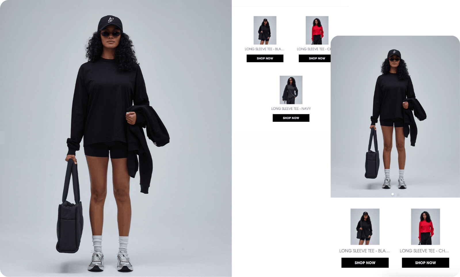 Engaging shoppable Instagram feed