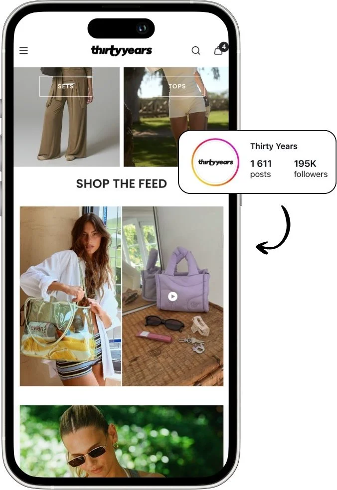 Auto-updating Instagram feed