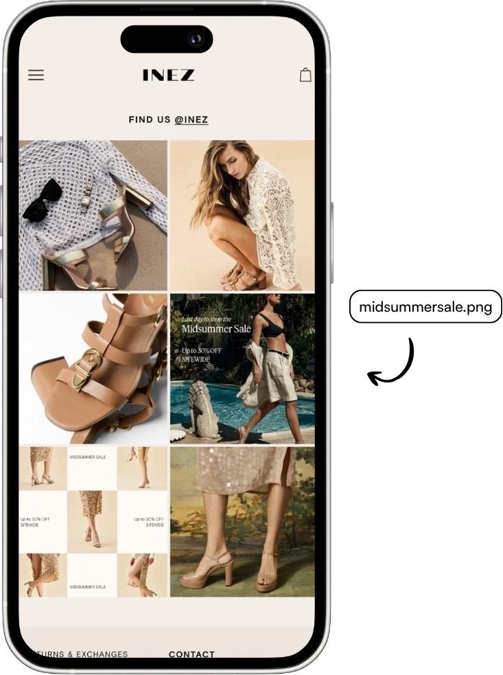 Custom file upload for feeds