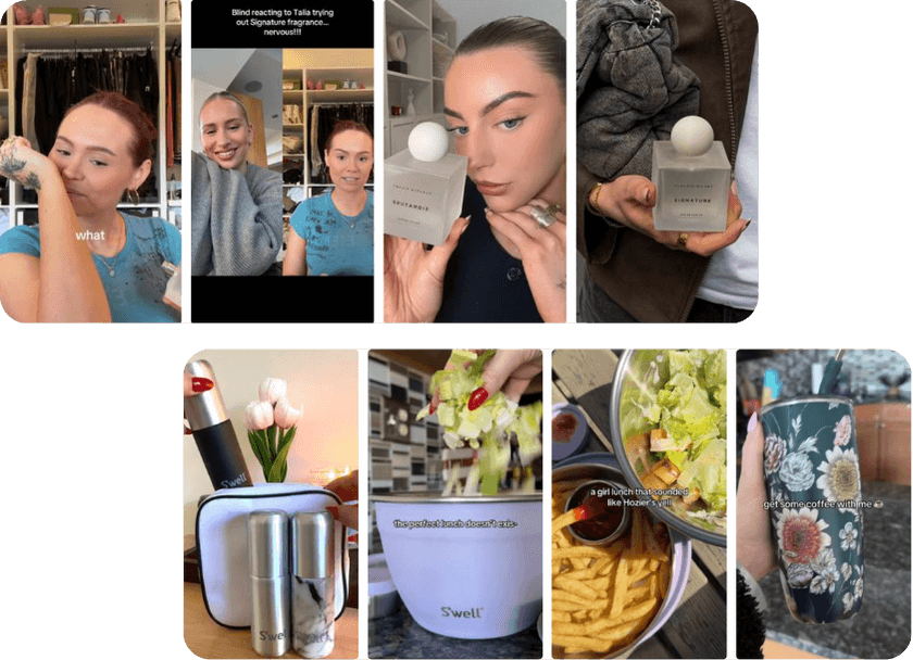 TikTok videos automatically updated on a Shopify store